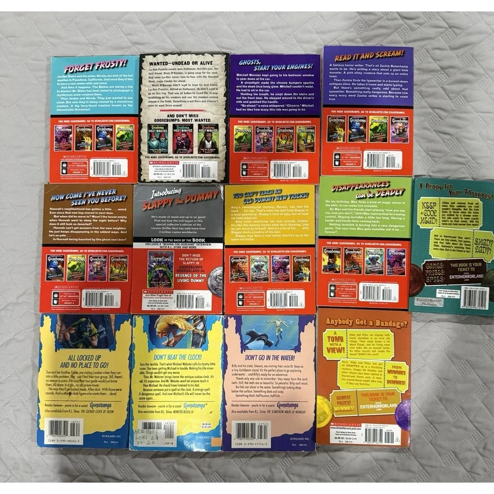R.L. Stine Goosebumps Book Bundle Lot of 13 Titles